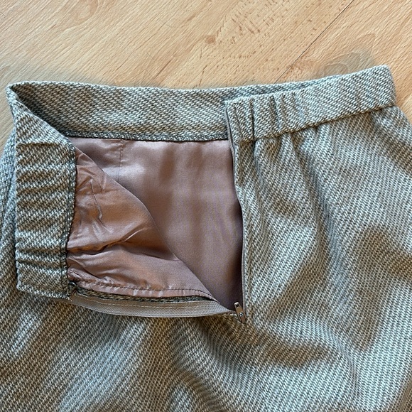 Vintage Glensport II beige pencil skirt small - Picture 4 of 9